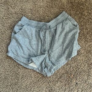 grey sweat shorts